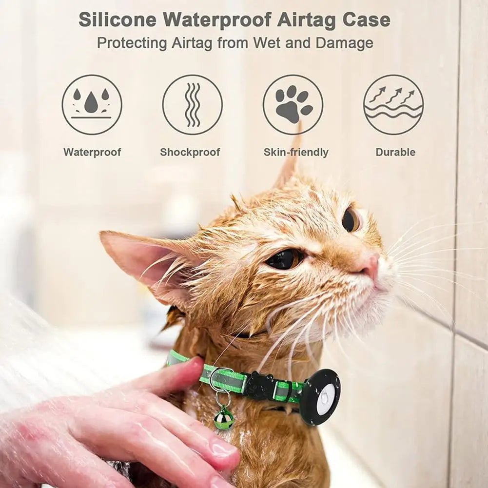 AirTag Halsband mit Schutzhülle für Katzen & Hunde – Reflektierendes Anti - Lost Tracker Halsband, Haustier Zubehör | Furrivio™ für Hunde & Katzen – jetzt bei Furrivio™ kaufen