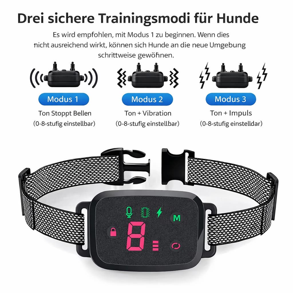 Anti Bell Halsband Hund - Wiederaufladbar | Furrivio Anti Bell Halsband Hund - Wiederaufladbar | Furrivio