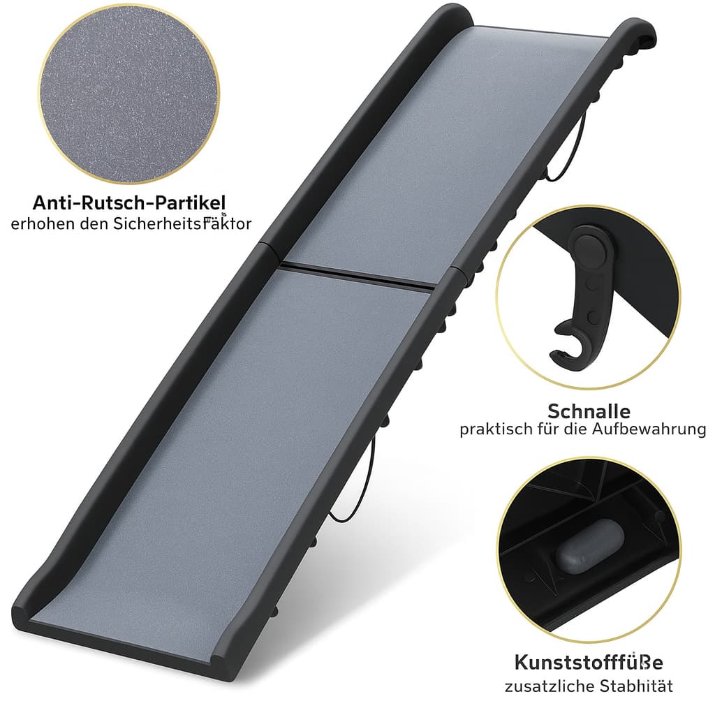 Autorampe für Hunde (faltbar) – Sicher ins Auto | Furrivio™ für Hunde & Katzen – jetzt bei Furrivio™ kaufen