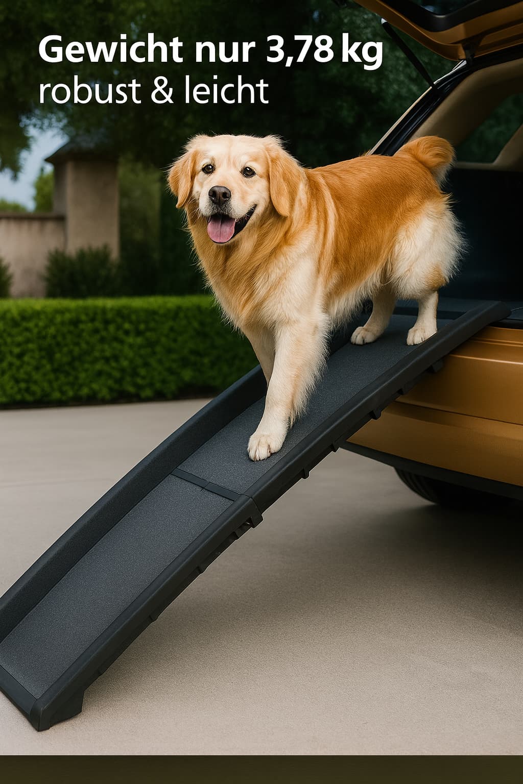 Autorampe für Hunde (faltbar) – Sicher ins Auto | Furrivio™ für Hunde & Katzen – jetzt bei Furrivio™ kaufen