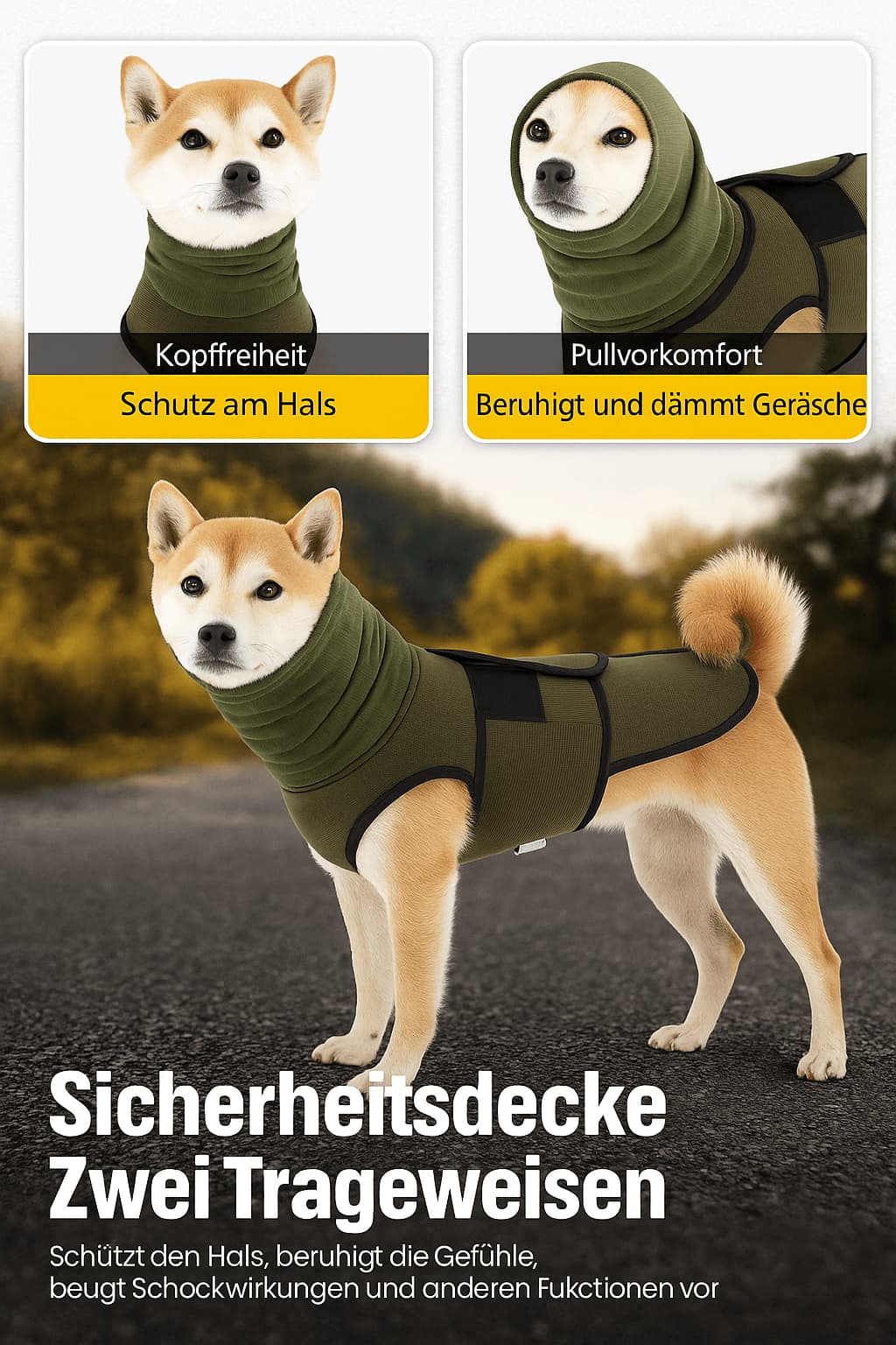 Beruhigungsweste für Hunde - bei Gewitter, Feuerwerk & Stress | Furrivio™ für Hunde & Katzen – jetzt bei Furrivio™ kaufen
