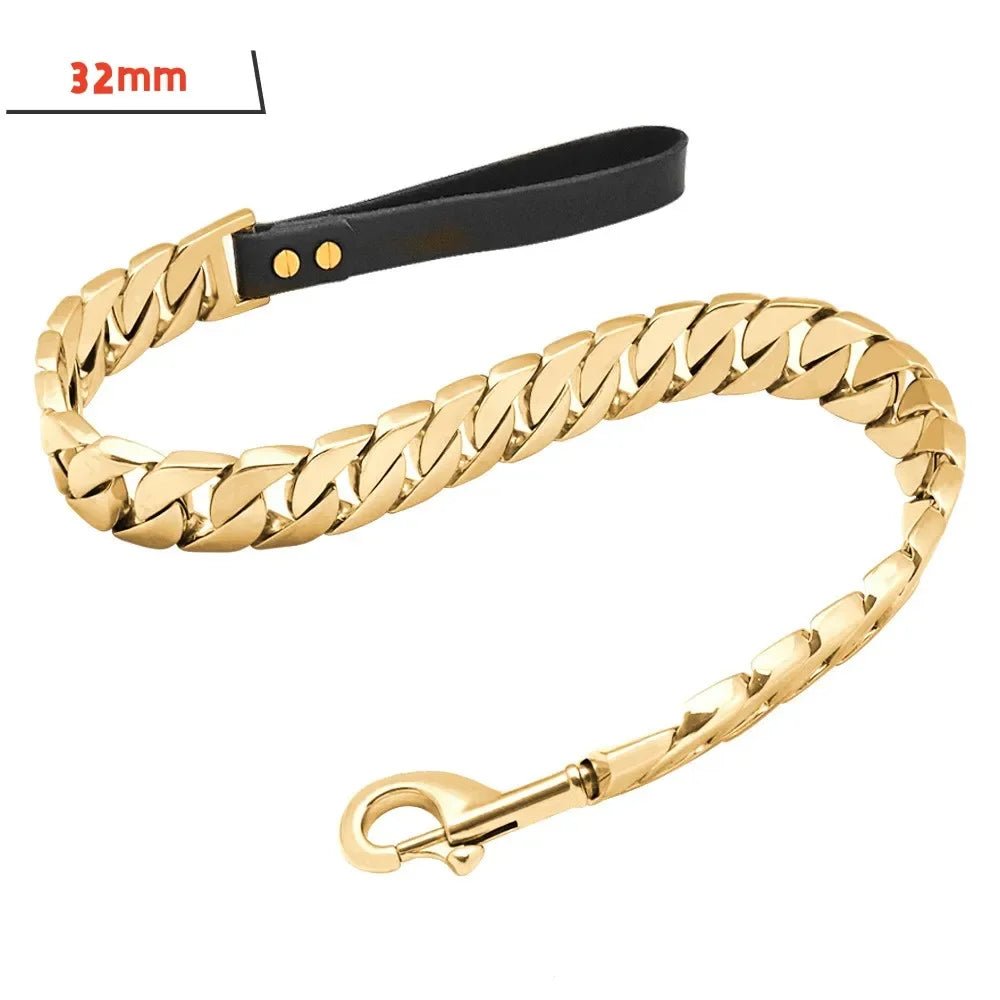 Edelstahl Hundeleine – Extra starke Kette für große Hunde wie Bulldogge & Pitbull | Furrivio™ für Hunde & Katzen – jetzt bei Furrivio™ kaufen