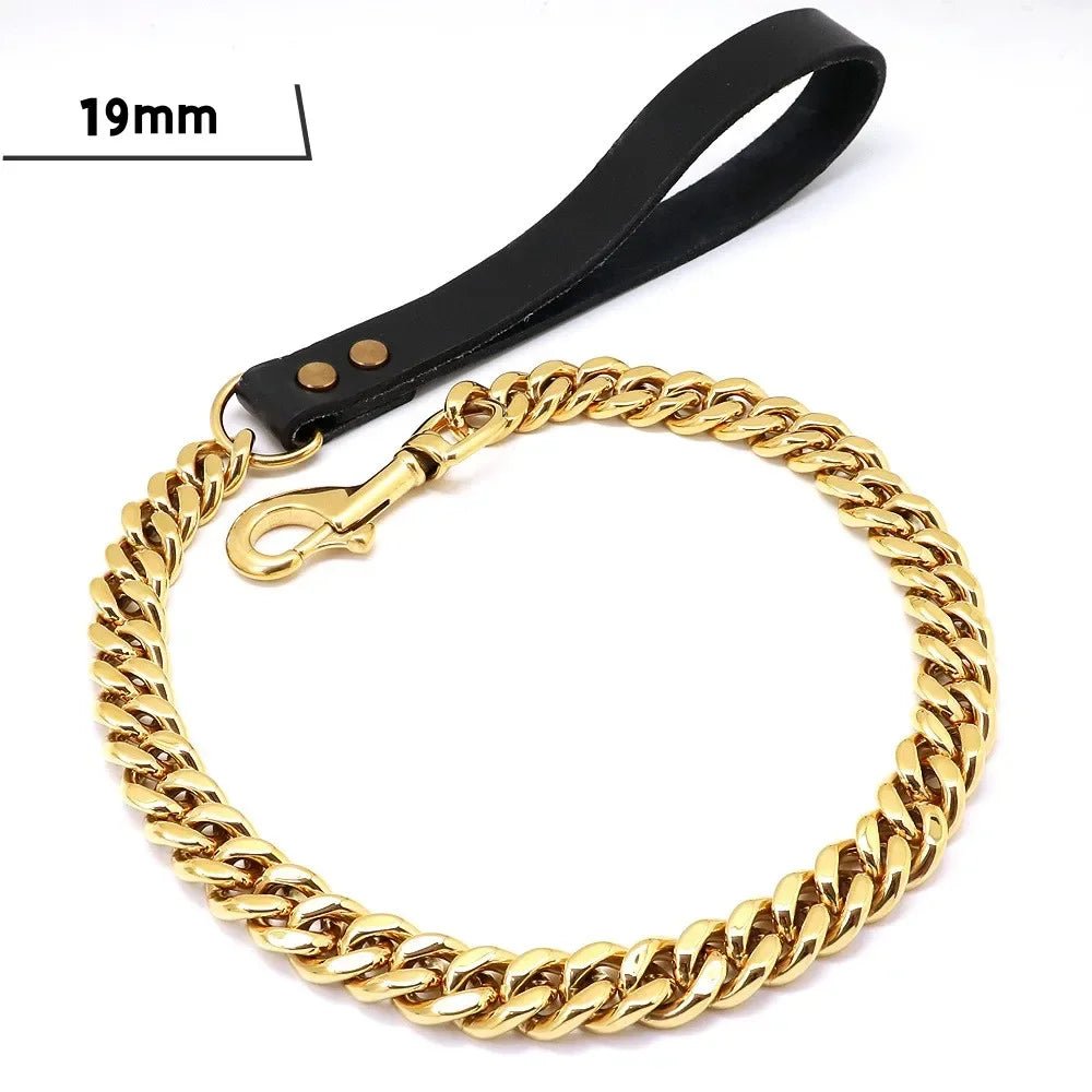 Edelstahl Hundeleine – Extra starke Kette für große Hunde wie Bulldogge & Pitbull | Furrivio™ für Hunde & Katzen – jetzt bei Furrivio™ kaufen