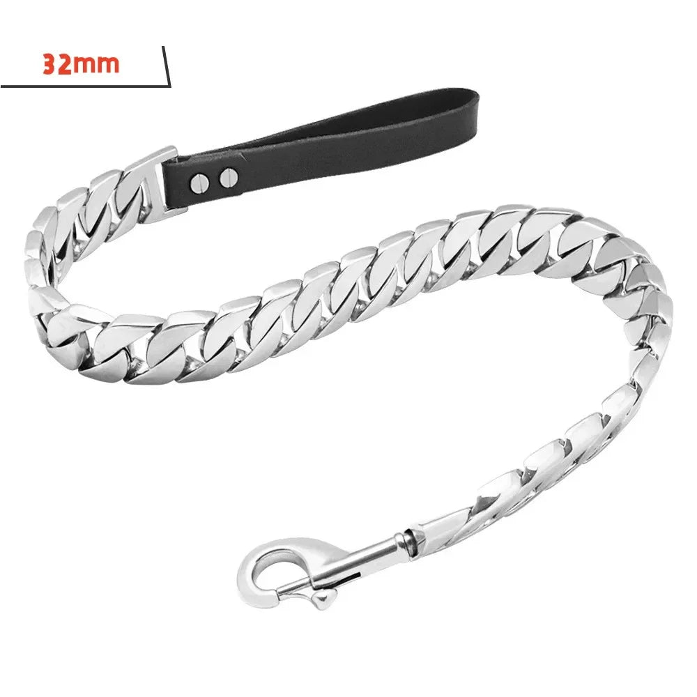 Edelstahl Hundeleine – Extra starke Kette für große Hunde wie Bulldogge & Pitbull | Furrivio™ für Hunde & Katzen – jetzt bei Furrivio™ kaufen