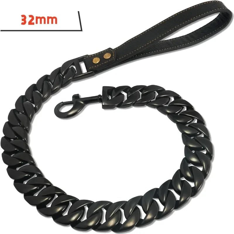 Edelstahl Hundeleine – Extra starke Kette für große Hunde wie Bulldogge & Pitbull | Furrivio™ für Hunde & Katzen – jetzt bei Furrivio™ kaufen