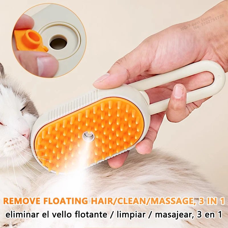 Furrivio™ Dampfbürste für Katzen & Hunde – Fellpflege & Massage für Hunde & Katzen – jetzt bei Furrivio kaufen