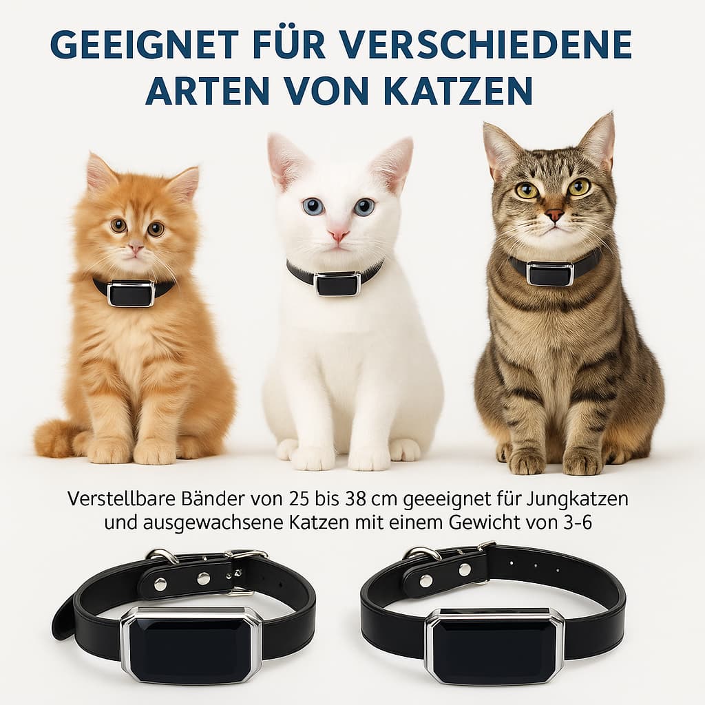 GPS - Tracker für Katzen – Wasserdicht, Anti - Verlust & Smartes Ortungsgerät | Furrivio™ für Hunde & Katzen – jetzt bei Furrivio™ kaufen