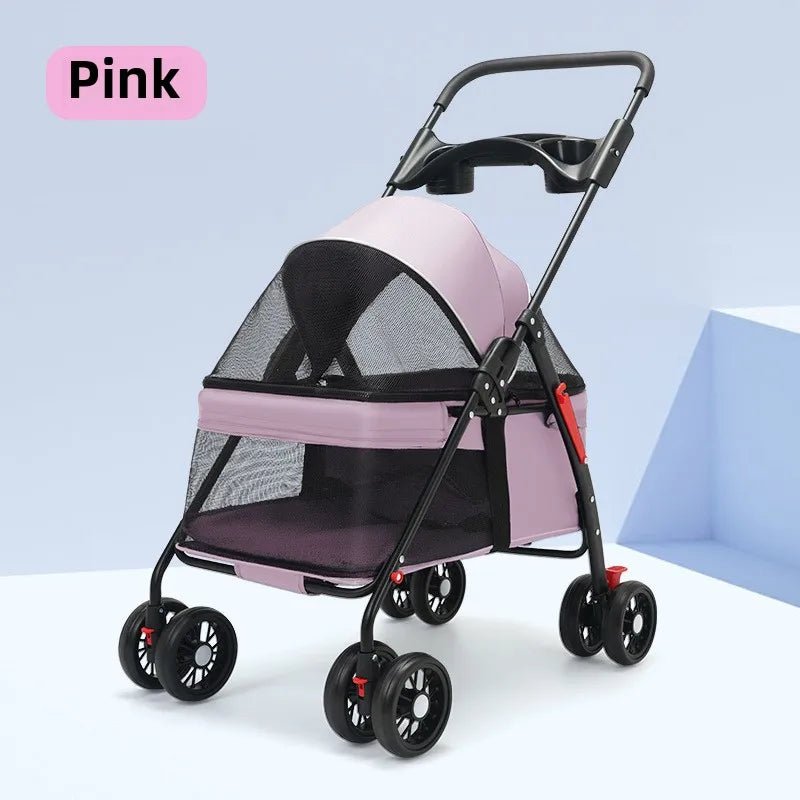 Hunde - Buggy für kleine Hunde, faltbar– Leichter Tierkinderwagen, stabil & komfortabel für Outdoor - Reisen | Furrivio™ für Hunde & Katzen – jetzt bei Furrivio™ kaufen