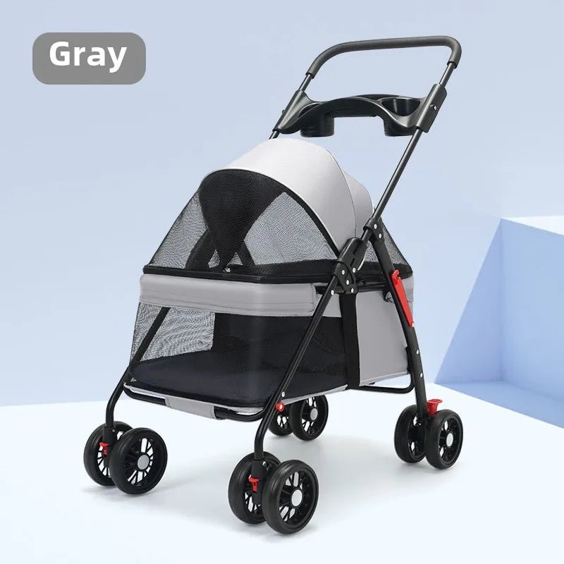 Hunde - Buggy für kleine Hunde, faltbar– Leichter Tierkinderwagen, stabil & komfortabel für Outdoor - Reisen | Furrivio™ für Hunde & Katzen – jetzt bei Furrivio™ kaufen
