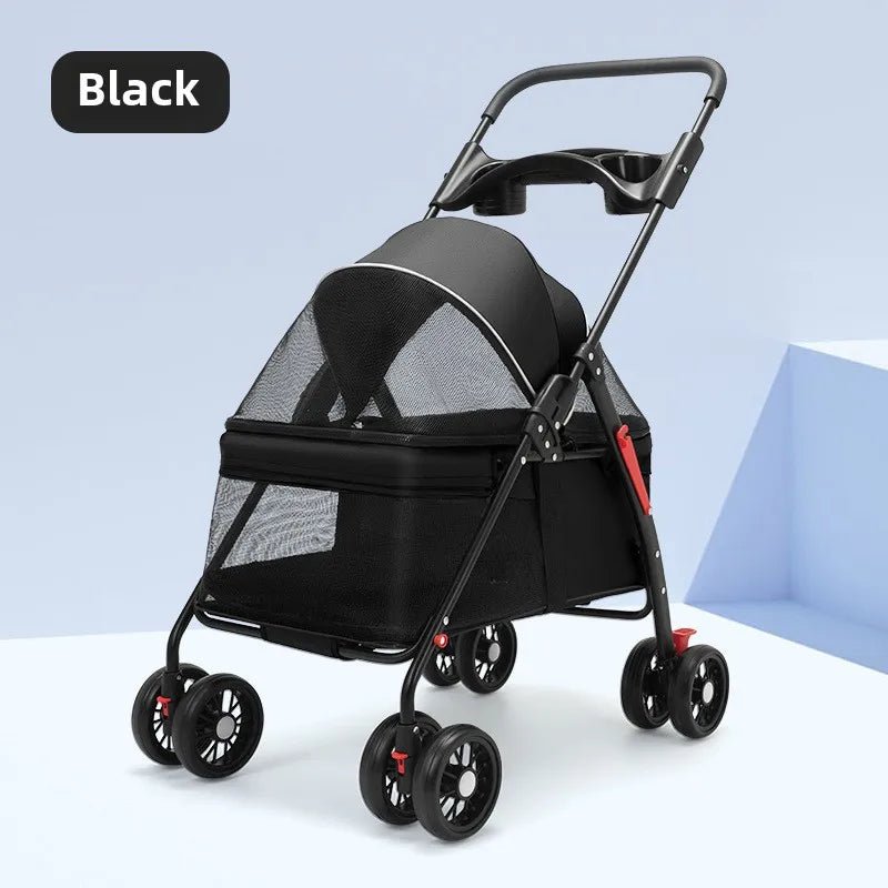 Hunde - Buggy für kleine Hunde, faltbar– Leichter Tierkinderwagen, stabil & komfortabel für Outdoor - Reisen | Furrivio™ für Hunde & Katzen – jetzt bei Furrivio™ kaufen