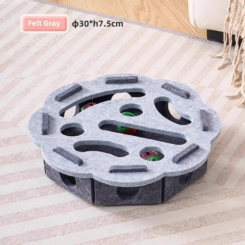 Katzen Intelligenzspielzeug mit Ball – Interaktives Puzzle Brett gegen Langeweile, Beschäftigung & Training | Furrivio™ für Hunde & Katzen – jetzt bei Furrivio™ kaufen