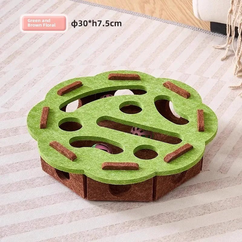 Katzen Intelligenzspielzeug mit Ball – Interaktives Puzzle Brett gegen Langeweile, Beschäftigung & Training | Furrivio™ für Hunde & Katzen – jetzt bei Furrivio™ kaufen