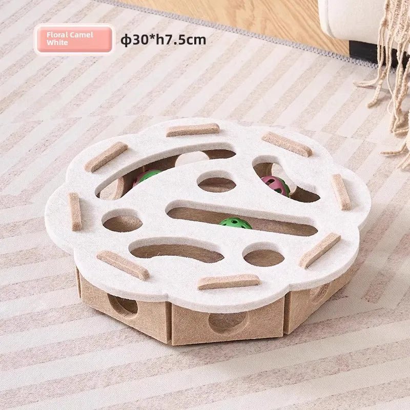 Katzen Intelligenzspielzeug mit Ball – Interaktives Puzzle Brett gegen Langeweile, Beschäftigung & Training | Furrivio™ für Hunde & Katzen – jetzt bei Furrivio™ kaufen