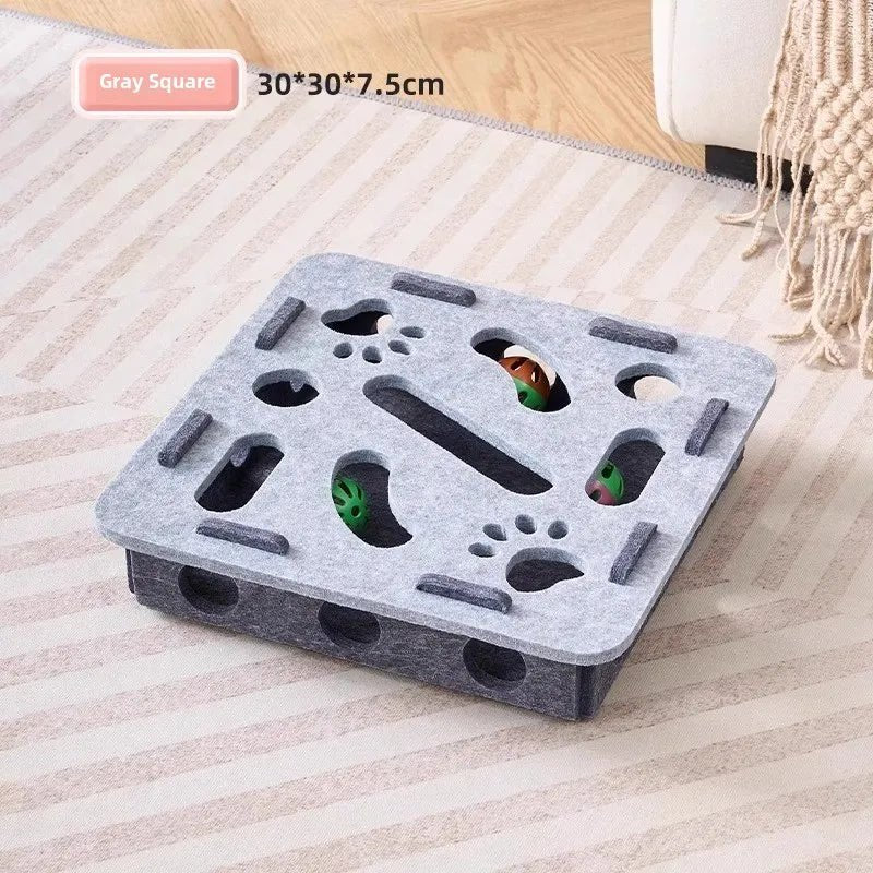 Katzen Intelligenzspielzeug mit Ball – Interaktives Puzzle Brett gegen Langeweile, Beschäftigung & Training | Furrivio™ für Hunde & Katzen – jetzt bei Furrivio™ kaufen