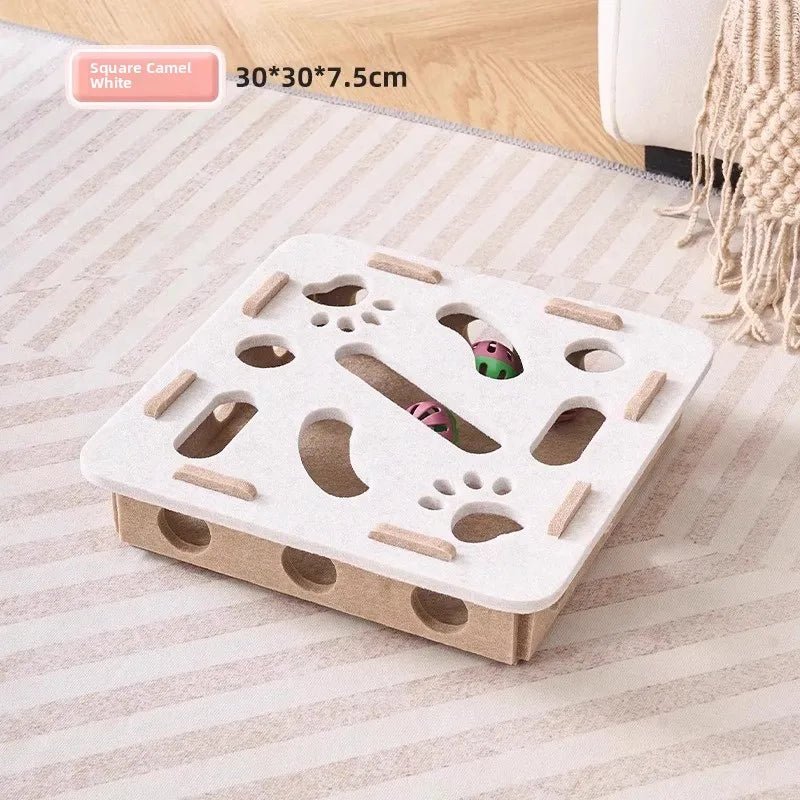 Katzen Intelligenzspielzeug mit Ball – Interaktives Puzzle Brett gegen Langeweile, Beschäftigung & Training | Furrivio™ für Hunde & Katzen – jetzt bei Furrivio™ kaufen