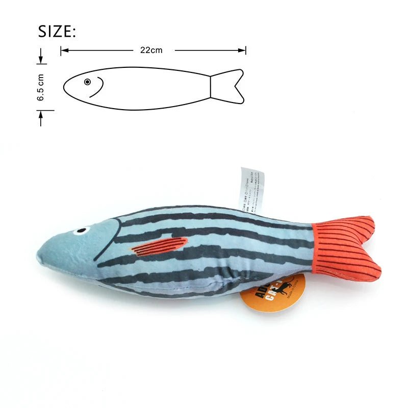 Katzenspielzeug Fisch – Mit Katzenminze & Soundfunktion | Furrivio™ für Hunde & Katzen – jetzt bei Furrivio™ kaufen