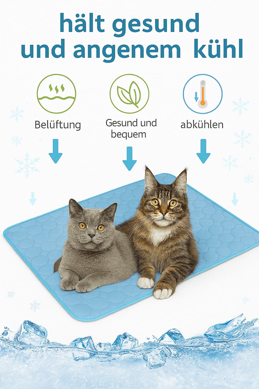 Kühlmatte für Katzen – vielseitig einsetzbar | Furrivio™ für Hunde & Katzen – jetzt bei Furrivio™ kaufen