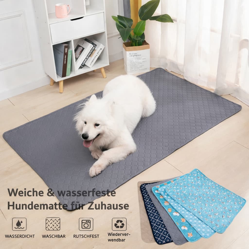 Pinkelmatte Hund - waschbare Welpenunterlage