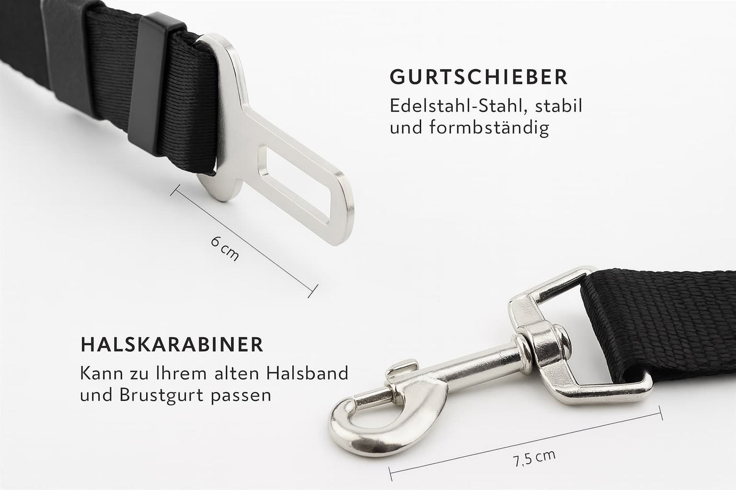 Sicherheitsgurt für Hunde im Auto - verstellbarer Anschnallgurt für Hunde & Katzen – jetzt bei Furrivio™ kaufen