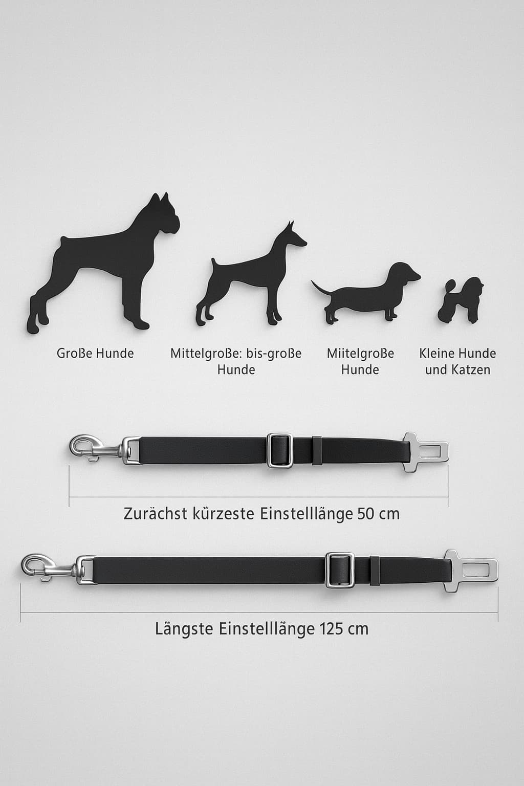 Sicherheitsgurt für Hunde im Auto - verstellbarer Anschnallgurt für Hunde & Katzen – jetzt bei Furrivio™ kaufen