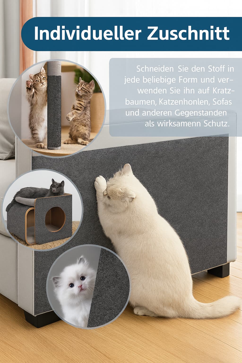 Sofa Katzen Kratzschutz – Der clevere Schutz für Deine Couch! | Furrivio™ für Hunde & Katzen – jetzt bei Furrivio™ kaufen