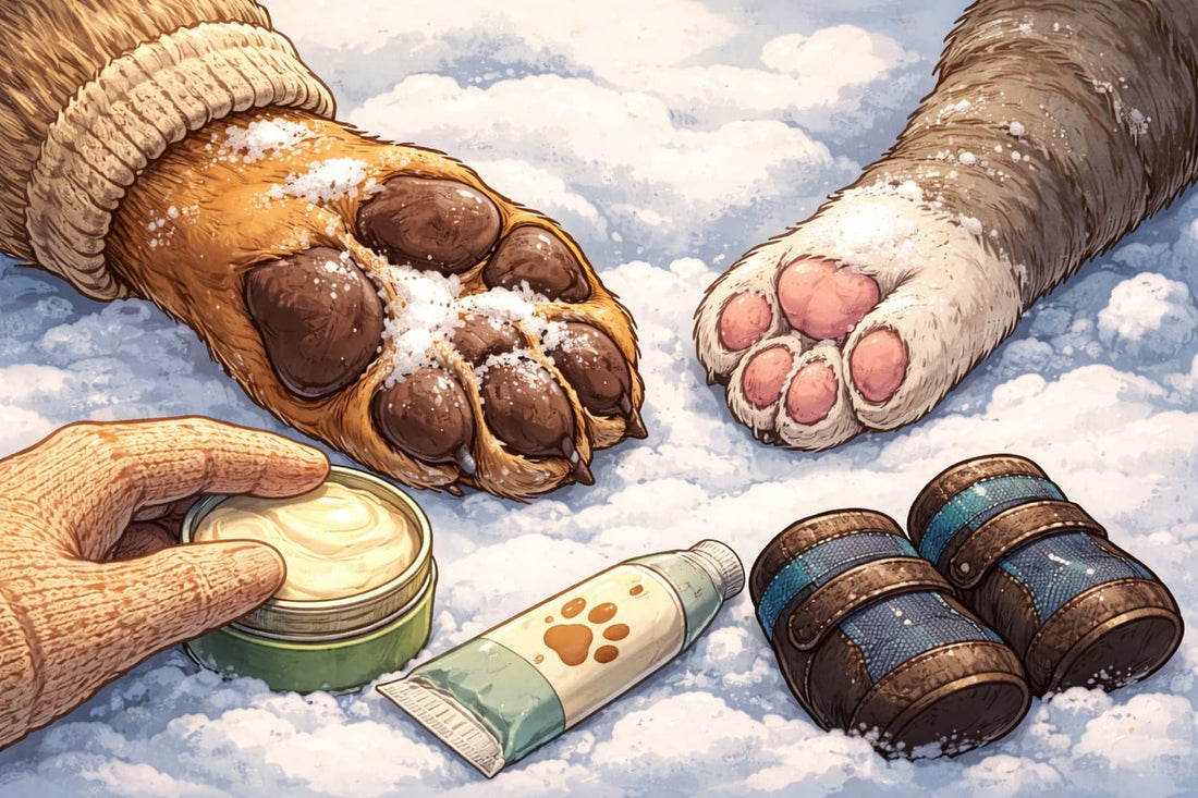Pfotenpflege im Winter – Schutz, Pflege und Gesundheit - Furrivio
