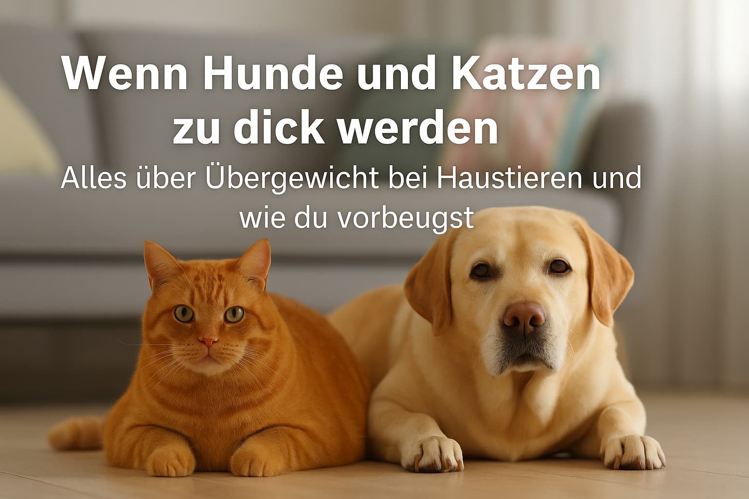 Wenn Hunde und Katzen zu dick werden – Alles über Übergewicht bei Haustieren und wie du vorbeugst - Furrivio