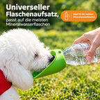 Trinknapf für Hunde unterwegs – Faltbarer Silikon-Trinkaufsatz | Furrivio