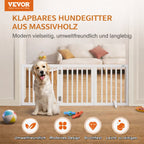 Absperrgitter Hund, freistehend - Faltbarer Zaun für Hunde für Hunde & Katzen – jetzt bei Furrivio kaufen