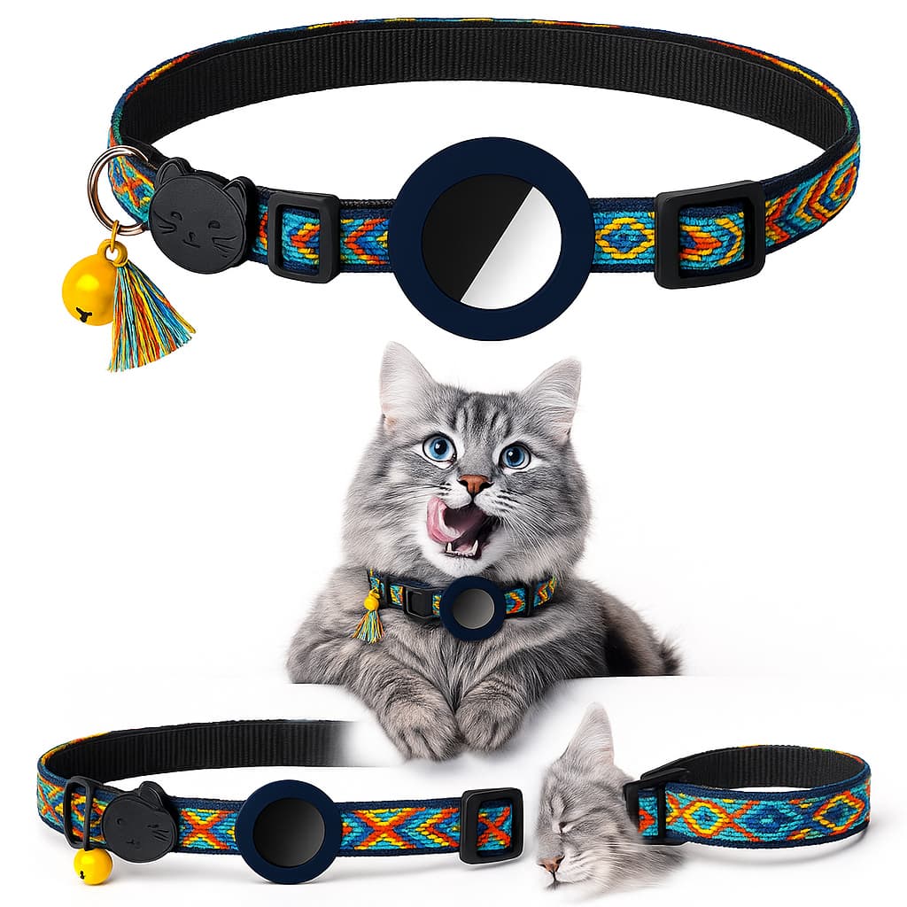 Airtag Halsband Katze – reflektierend & verstellbar | Furrivio™ für Hunde & Katzen – jetzt bei Furrivio™ kaufen