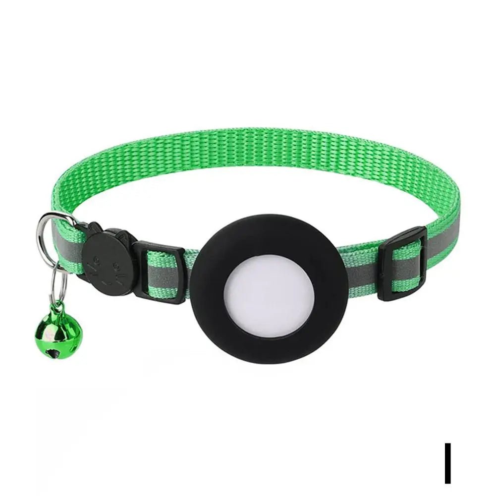 AirTag Halsband mit Schutzhülle für Katzen & Hunde – Reflektierendes Anti - Lost Tracker Halsband, Haustier Zubehör