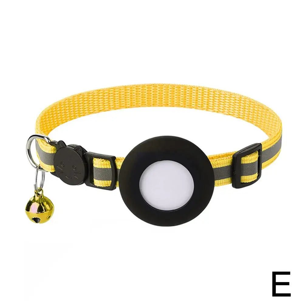 AirTag Halsband mit Schutzhülle für Katzen & Hunde – Reflektierendes Anti - Lost Tracker Halsband, Haustier Zubehör