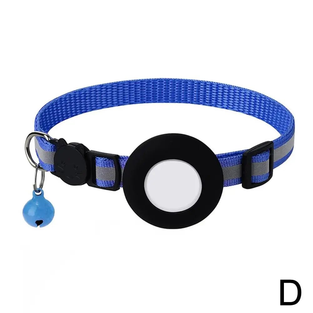 AirTag Halsband mit Schutzhülle für Katzen & Hunde – Reflektierendes Anti - Lost Tracker Halsband, Haustier Zubehör