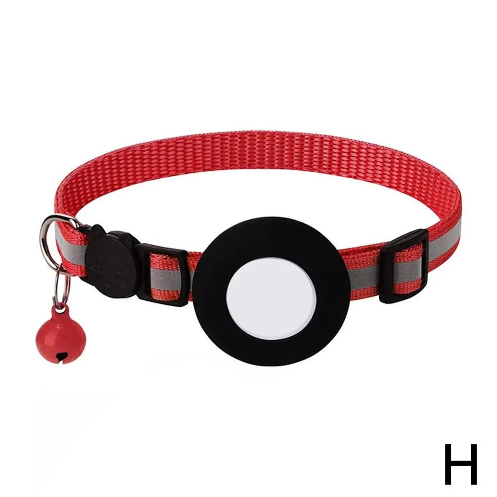 AirTag Halsband mit Schutzhülle für Katzen & Hunde – Reflektierendes Anti - Lost Tracker Halsband, Haustier Zubehör