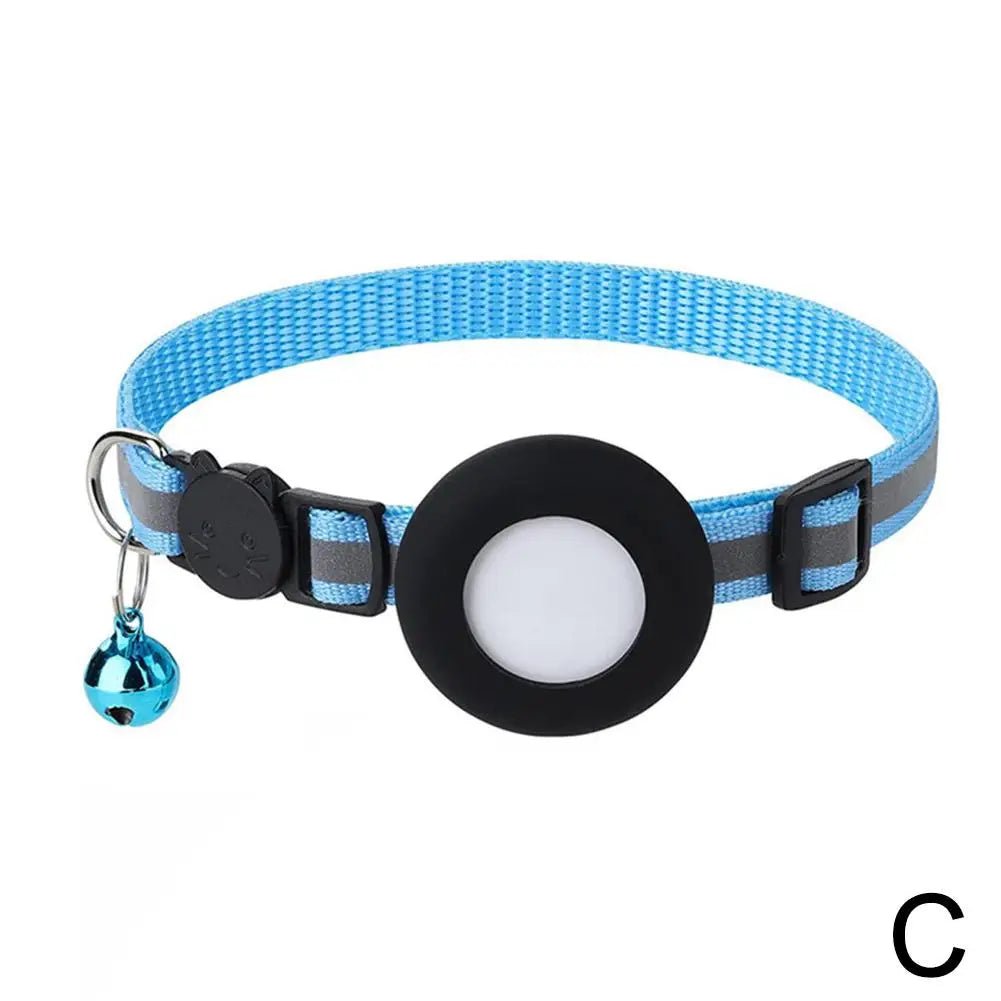 AirTag Halsband mit Schutzhülle für Katzen & Hunde – Reflektierendes Anti - Lost Tracker Halsband, Haustier Zubehör