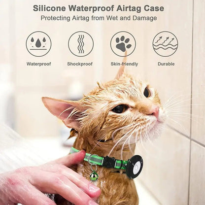 AirTag Halsband mit Schutzhülle für Katzen & Hunde – Reflektierendes Anti - Lost Tracker Halsband, Haustier Zubehör | Furrivio™ für Hunde & Katzen – jetzt bei Furrivio™ kaufen