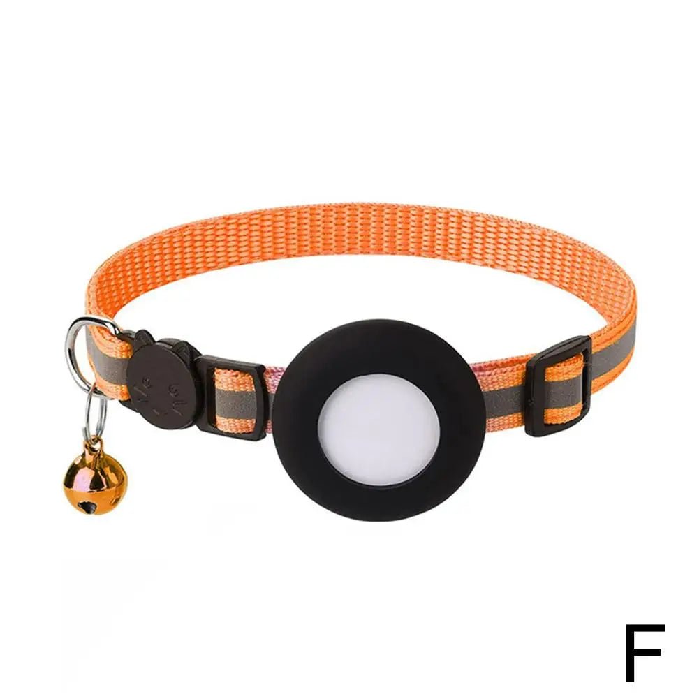 AirTag Halsband mit Schutzhülle für Katzen & Hunde – Reflektierendes Anti - Lost Tracker Halsband, Haustier Zubehör