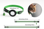AirTag Halsband mit Schutzhülle für Katzen & Hunde – Reflektierendes Anti - Lost Tracker Halsband, Haustier Zubehör