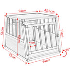 Alu Hundetransportbox - sichere Hundebox (Auto) | Furrivio für Hunde & Katzen – jetzt bei Furrivio kaufen