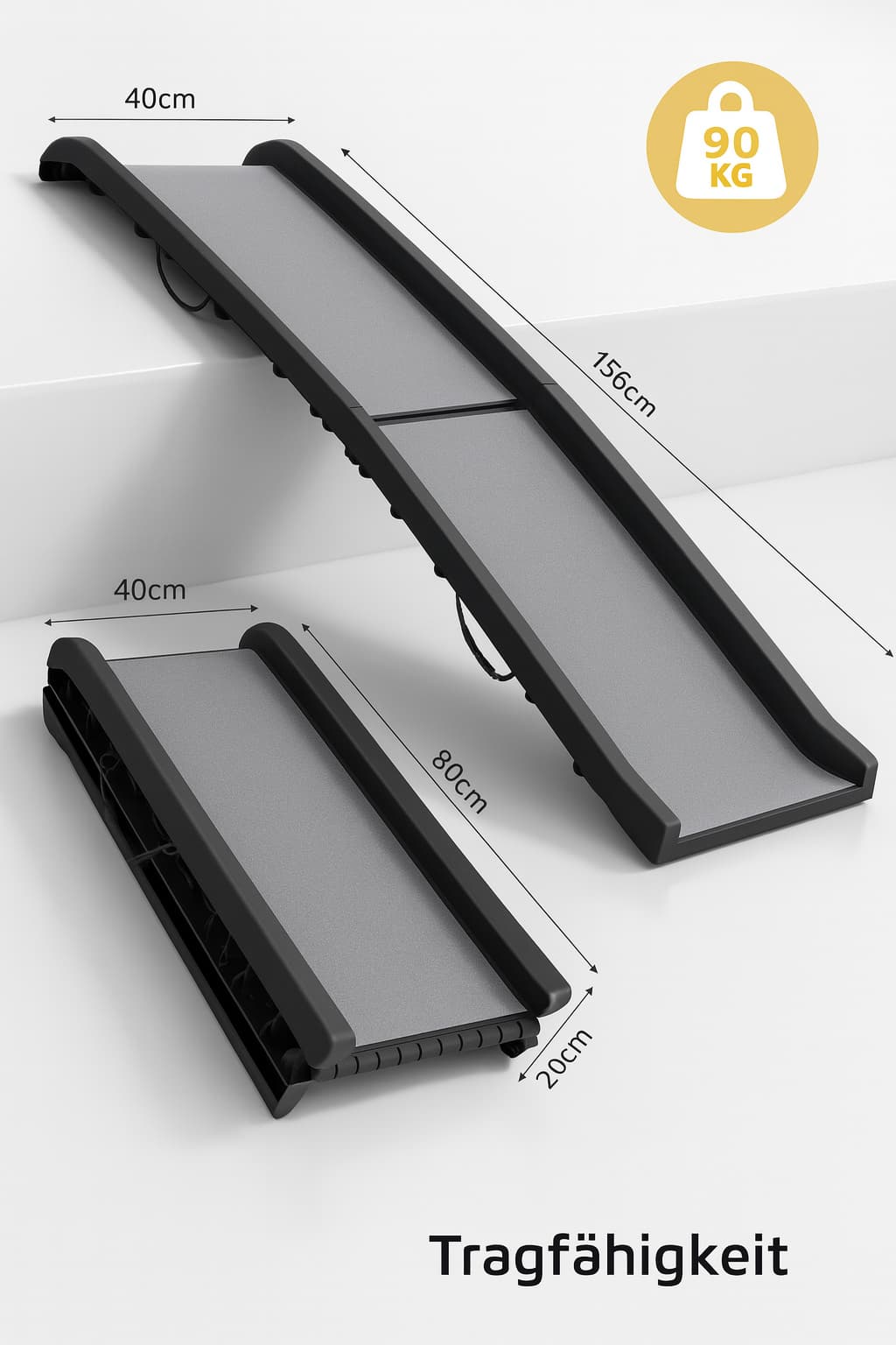 Autorampe für Hunde (faltbar) – Sicher ins Auto | Furrivio™ für Hunde & Katzen – jetzt bei Furrivio™ kaufen