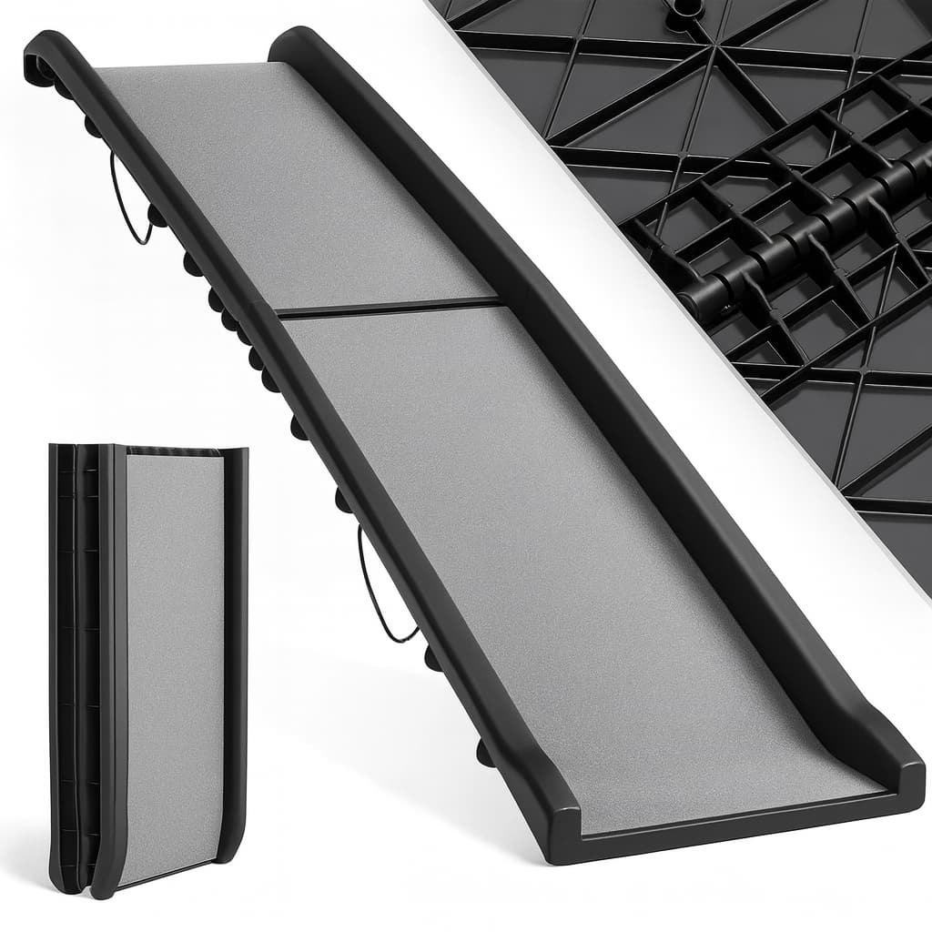 Autorampe für Hunde (faltbar) – Sicher ins Auto | Furrivio™ für Hunde & Katzen – jetzt bei Furrivio™ kaufen