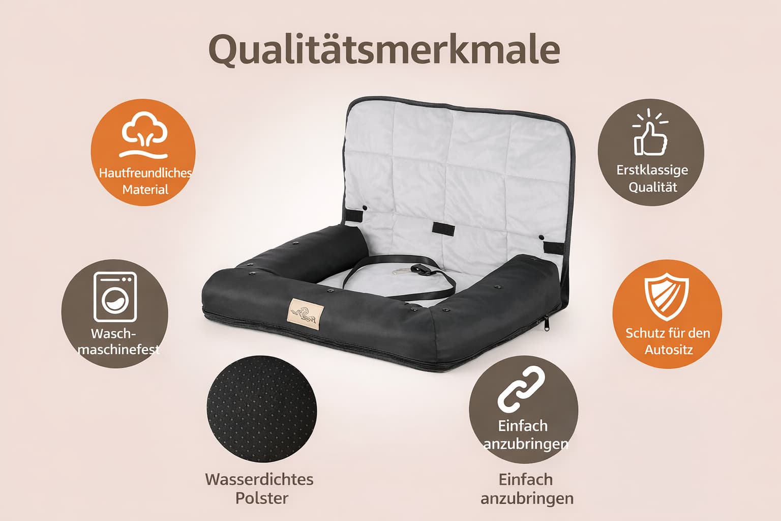 Autositz für Hunde – Sicherer Hunde - Sitz fürs Auto | Furrivio™ für Hunde & Katzen – jetzt bei Furrivio™ kaufen