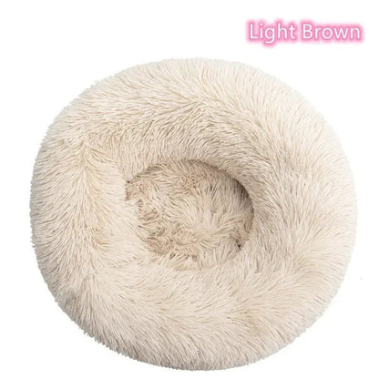 Beruhigendes Donut Hundebett aus Plüsch – Ultraweich & Waschbar | Furrivio™ für Hunde & Katzen – jetzt bei Furrivio™ kaufen