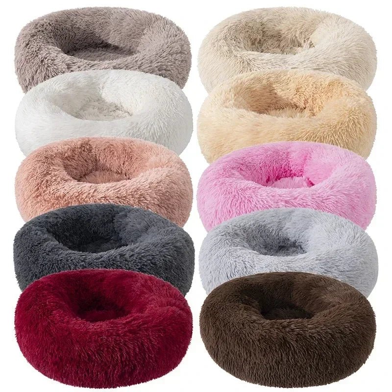 Beruhigendes Donut Hundebett aus Plüsch – Ultraweich & Waschbar | Furrivio™ für Hunde & Katzen – jetzt bei Furrivio™ kaufen