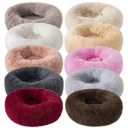 Beruhigendes Donut Hundebett aus Plüsch – Ultraweich & Waschbar | Furrivio™ für Hunde & Katzen – jetzt bei Furrivio™ kaufen
