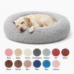 Beruhigendes Donut Hundebett aus Plüsch – Ultraweich & Waschbar | Furrivio™ für Hunde & Katzen – jetzt bei Furrivio™ kaufen