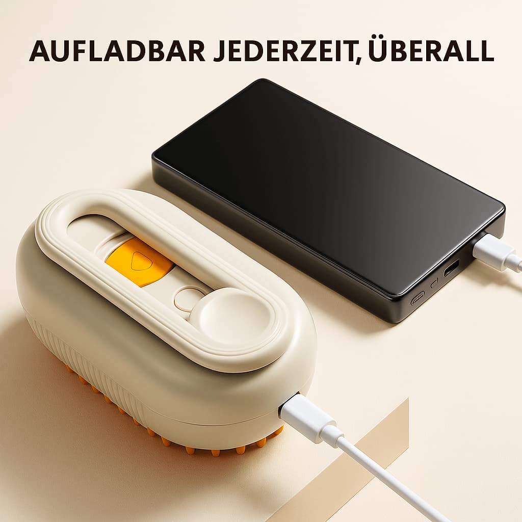 Dampfbürste für Hunde – Fellpflege & Massage | Furrivio™ für Hunde & Katzen – jetzt bei Furrivio™ kaufen