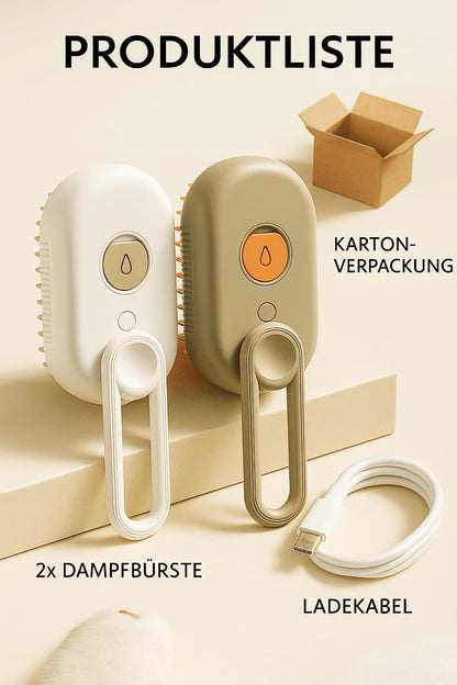 Dampfbürste für Hunde – Fellpflege & Massage | Furrivio™ für Hunde & Katzen – jetzt bei Furrivio™ kaufen