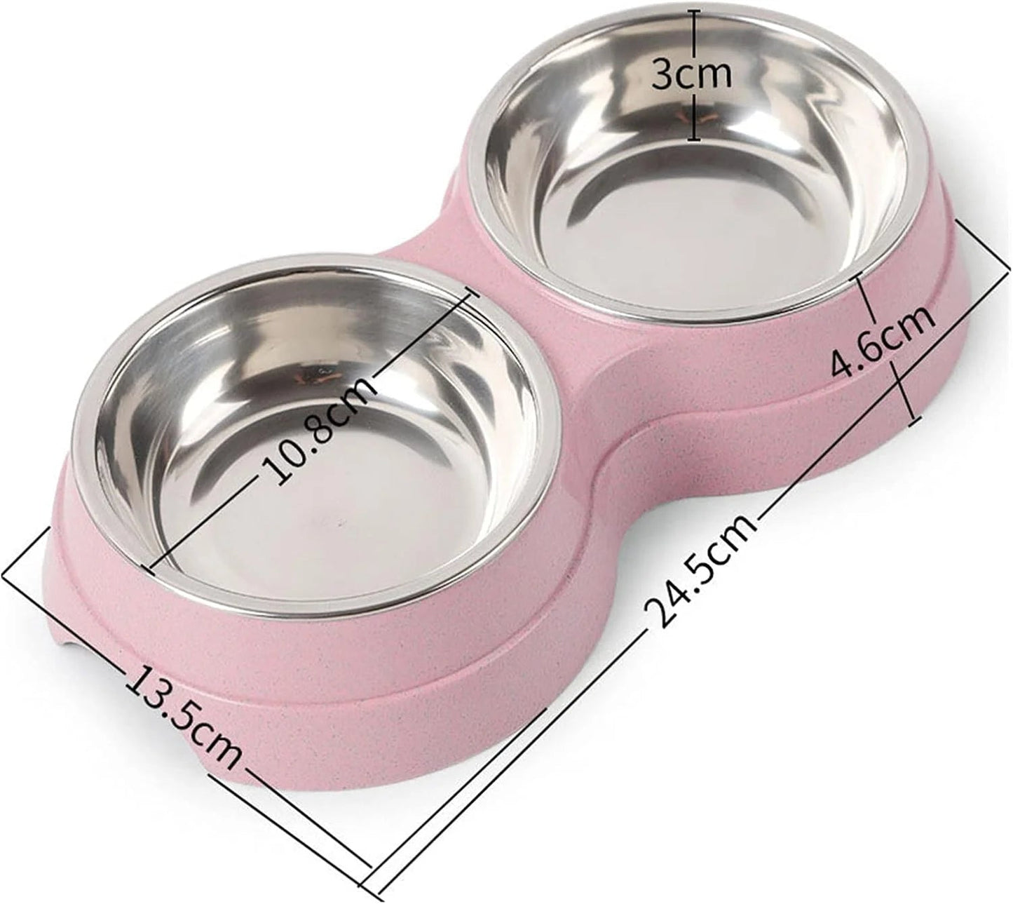 Doppelnapf für Katzen – Edelstahl Futter - & Wassernapf | Furrivio™ für Hunde & Katzen – jetzt bei Furrivio™ kaufen