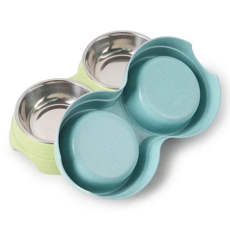 Doppelnapf für Katzen – Edelstahl Futter - & Wassernapf | Furrivio™ für Hunde & Katzen – jetzt bei Furrivio™ kaufen
